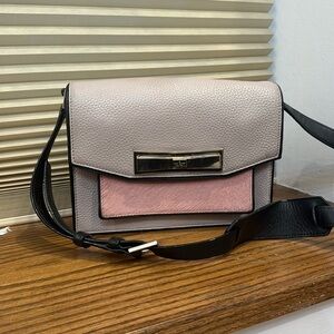 Taupe and pink Kate Spade Cross body